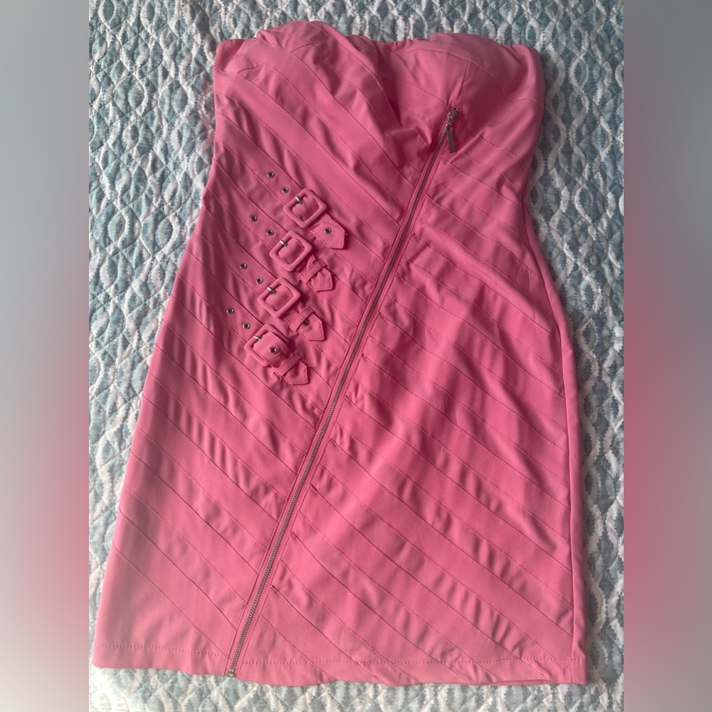 PINK SHORT DRESS